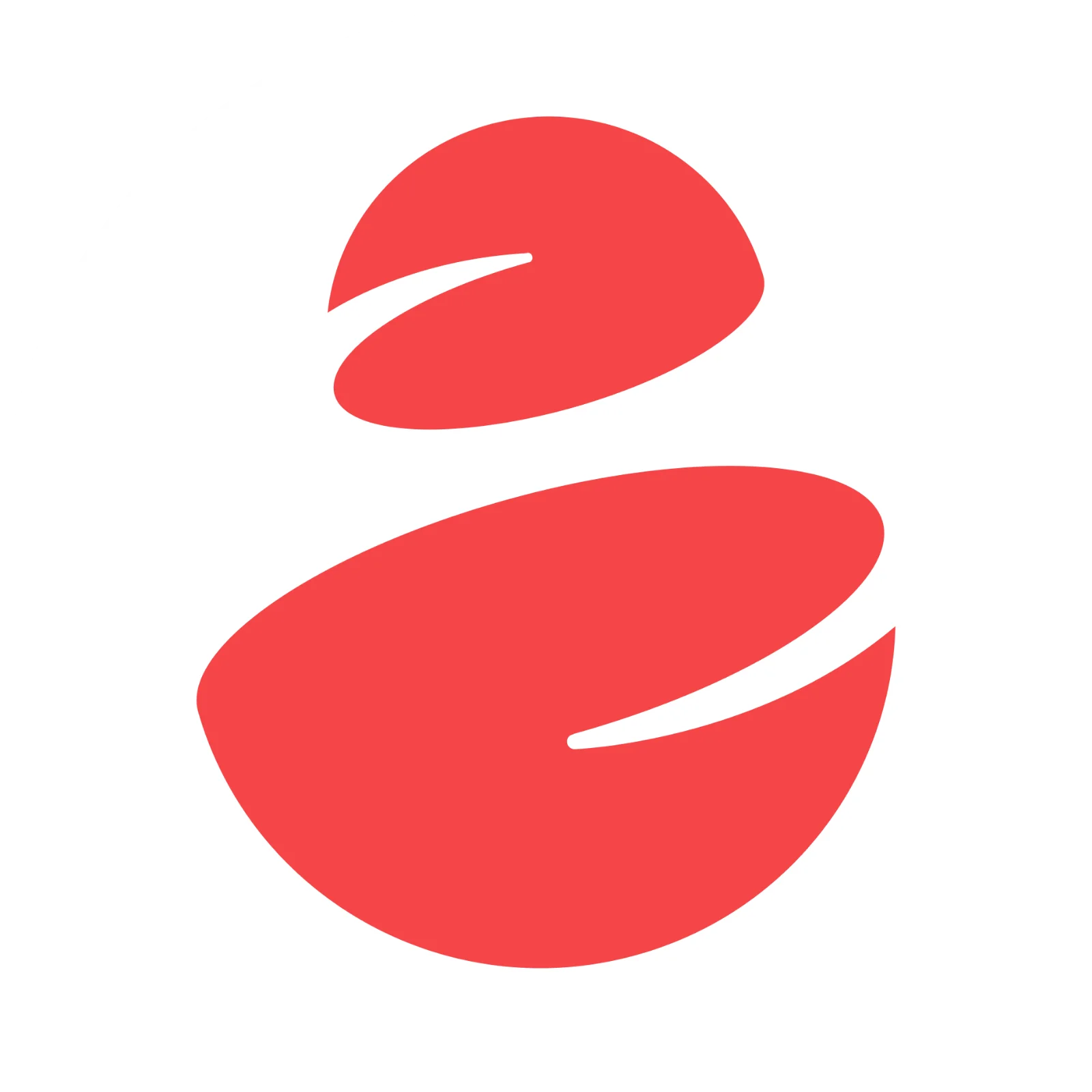 Stylized Red Lips Symbol in a White Circle – Free PNG