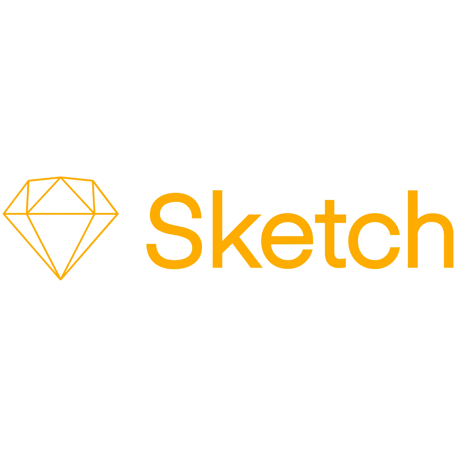 Orange Sketch Logo and Diamond Icon Free PNG
