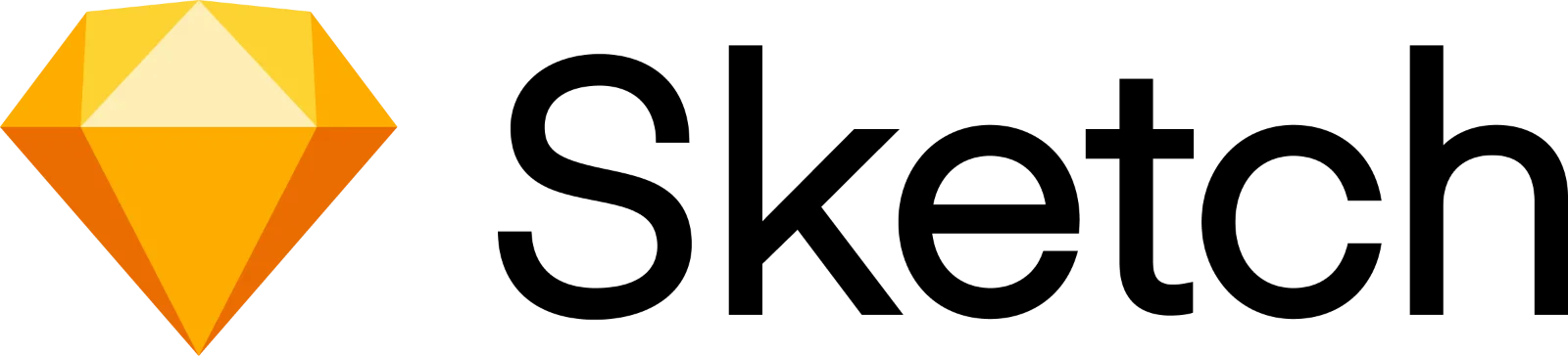 Faceted Yellow and Orange Gem Icon on Black Background Free PNG