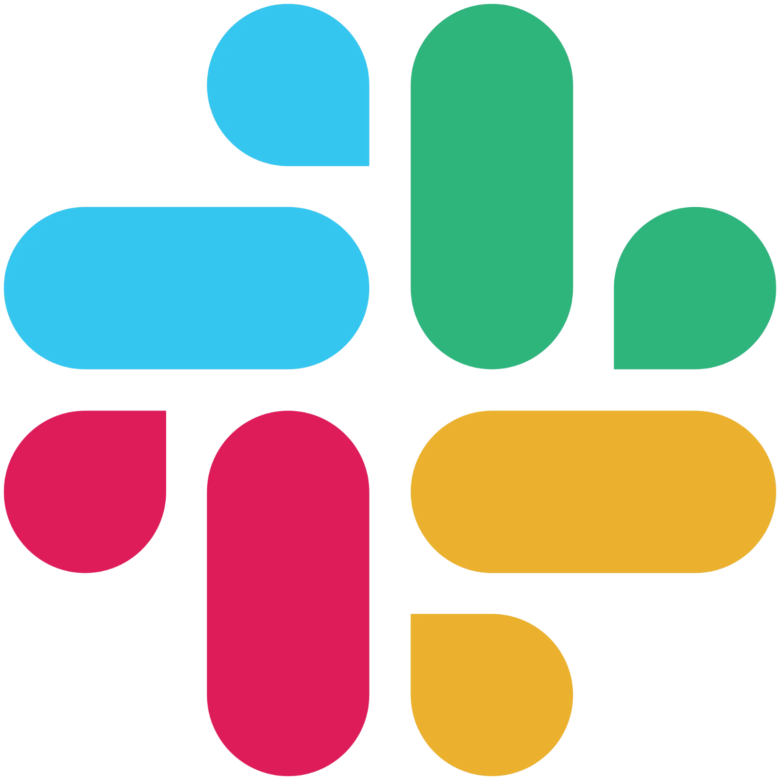 Colorful Rounded Geometric Shapes on Black Background Free PNG
