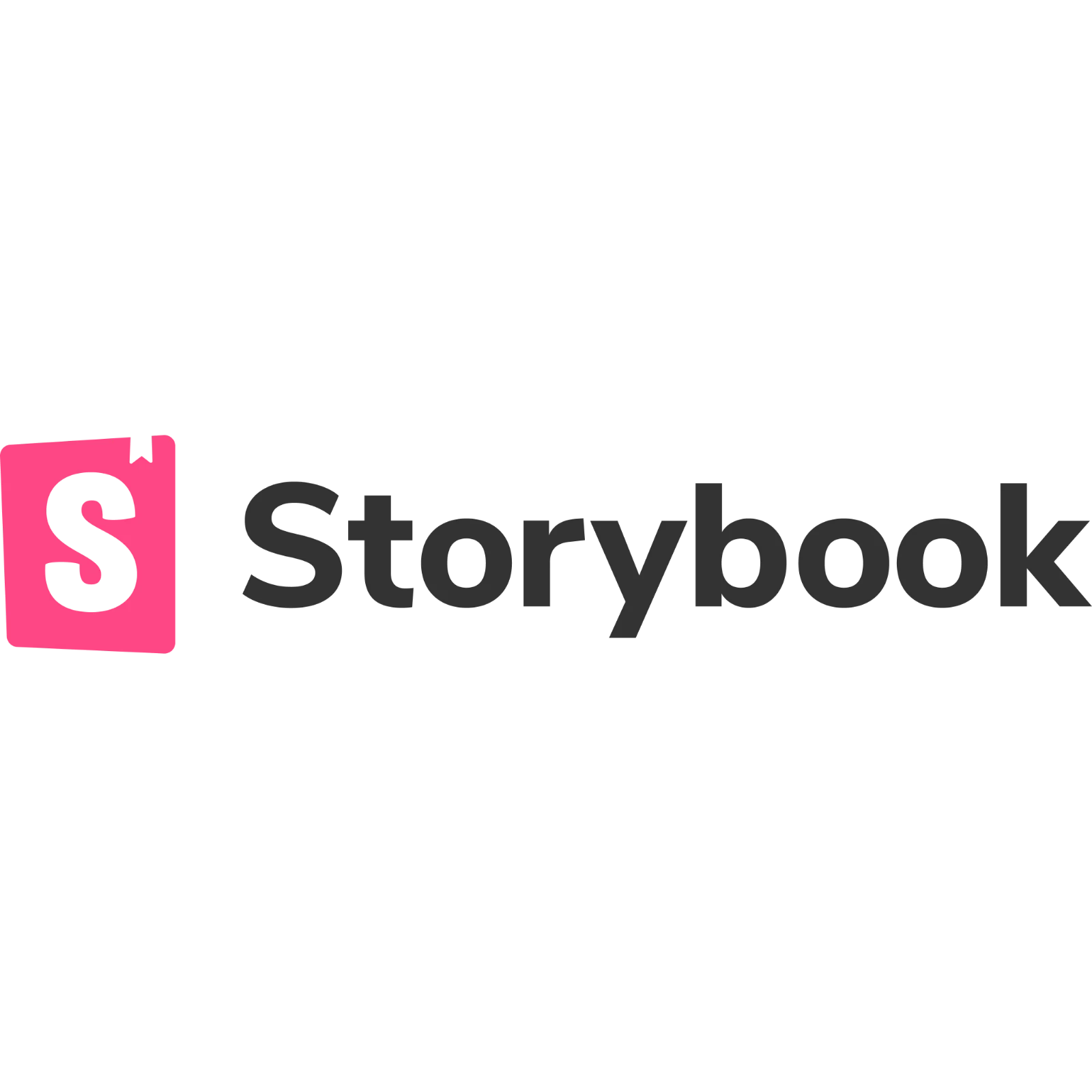Shutterstock Wordmark with Pink Icon on Black | Free PNG