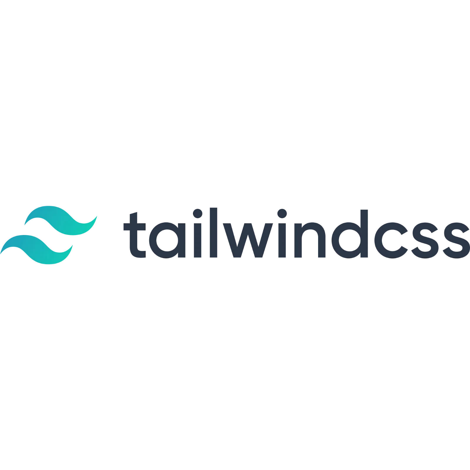 Tailwind CSS Logo and Wordmark Free PNG