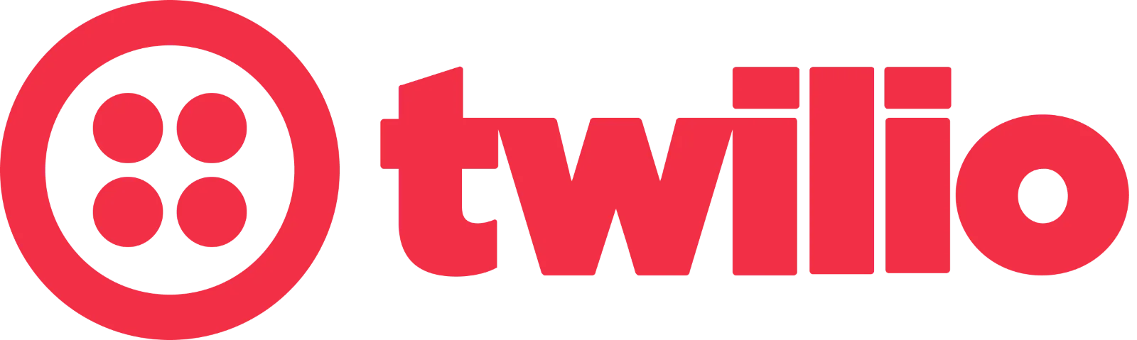 Twilio Logo and Four-Dot Icon – Free PNG