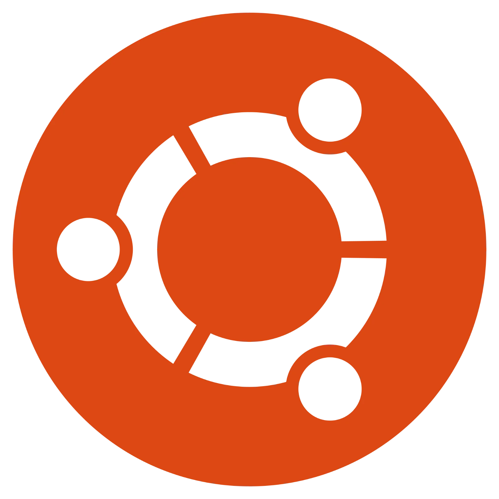 Orange Ubuntu Logo Mark Free PNG
