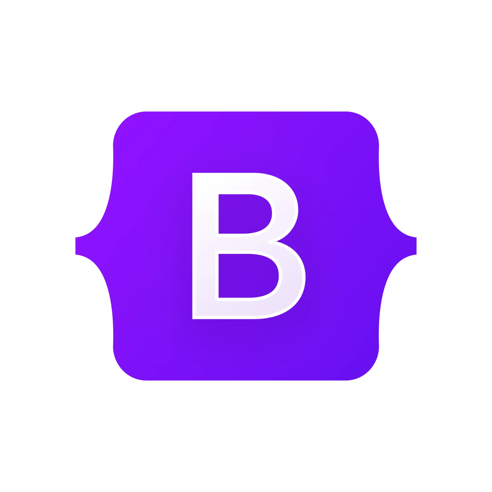 White B on Purple Ticket Badge Free PNG