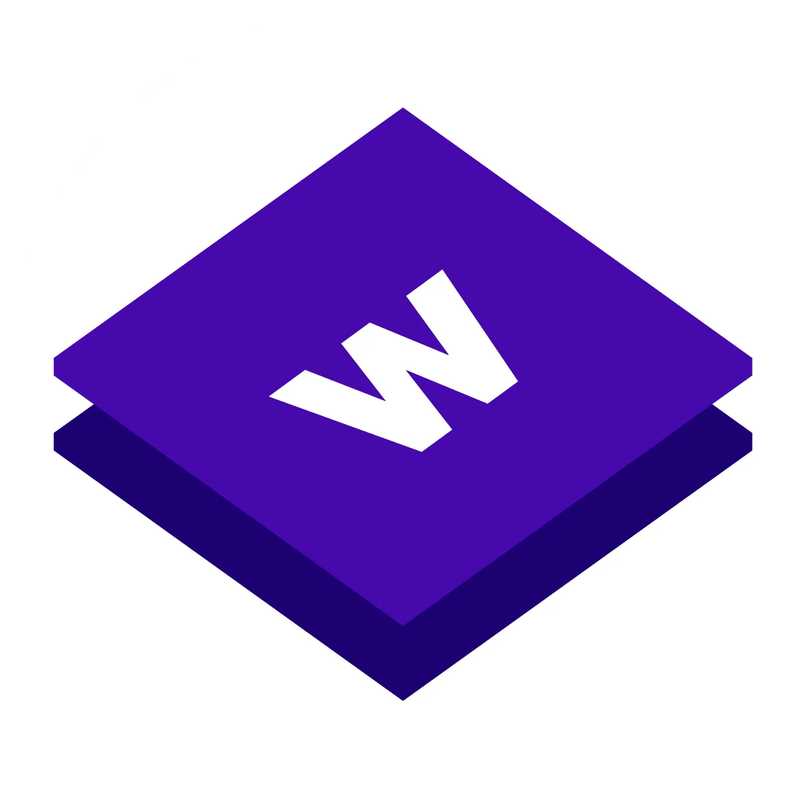 Purple Layered Diamond with White Angular Mark Free PNG