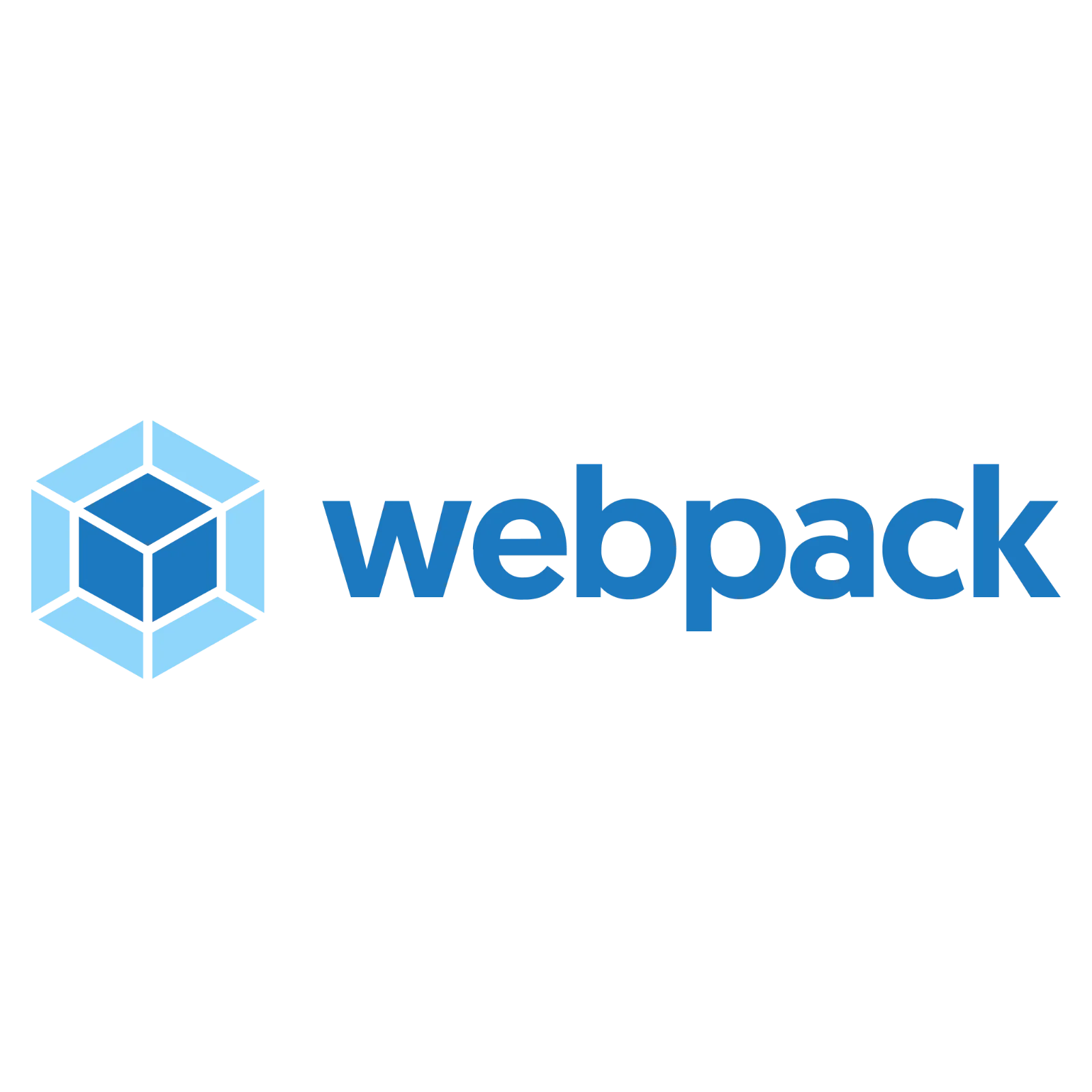 Webpack Logo with Blue Cube Icon - Free PNG