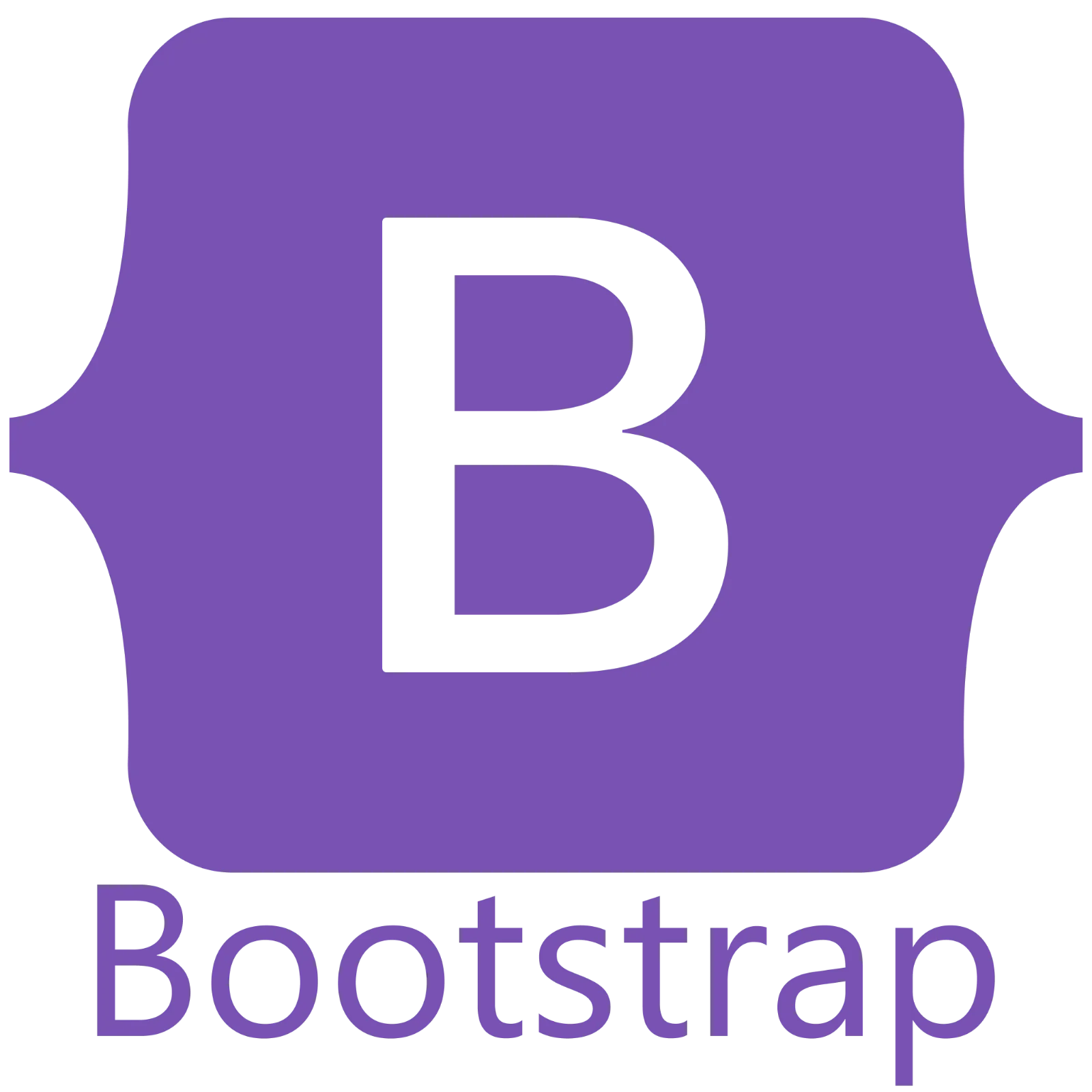 Bootstrap Logo and Wordmark Free PNG