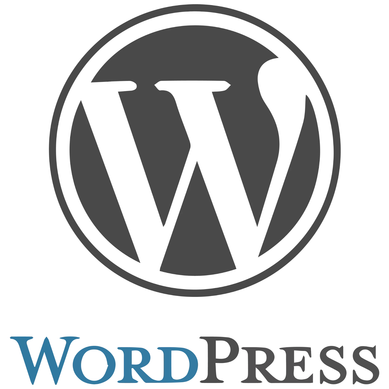 WordPress Circular W Logo Free PNG