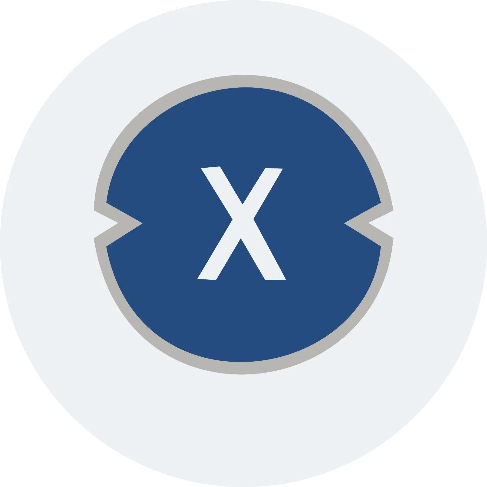 XinFin Network XDC Blue Emblem Free PNG