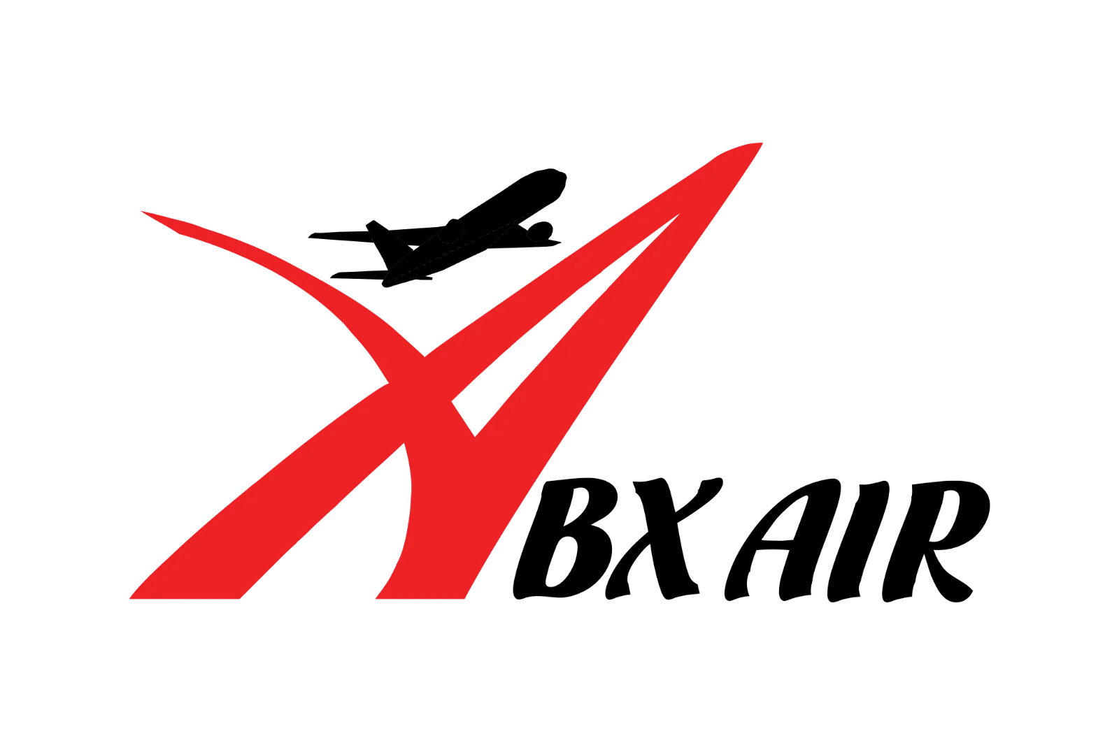 ABX Air Emblem with Airplane Silhouette Free PNG