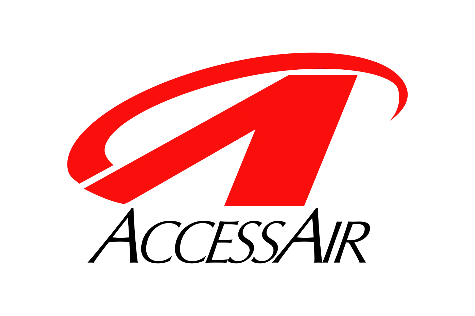 Red Abstract A Swoosh Logo Free PNG