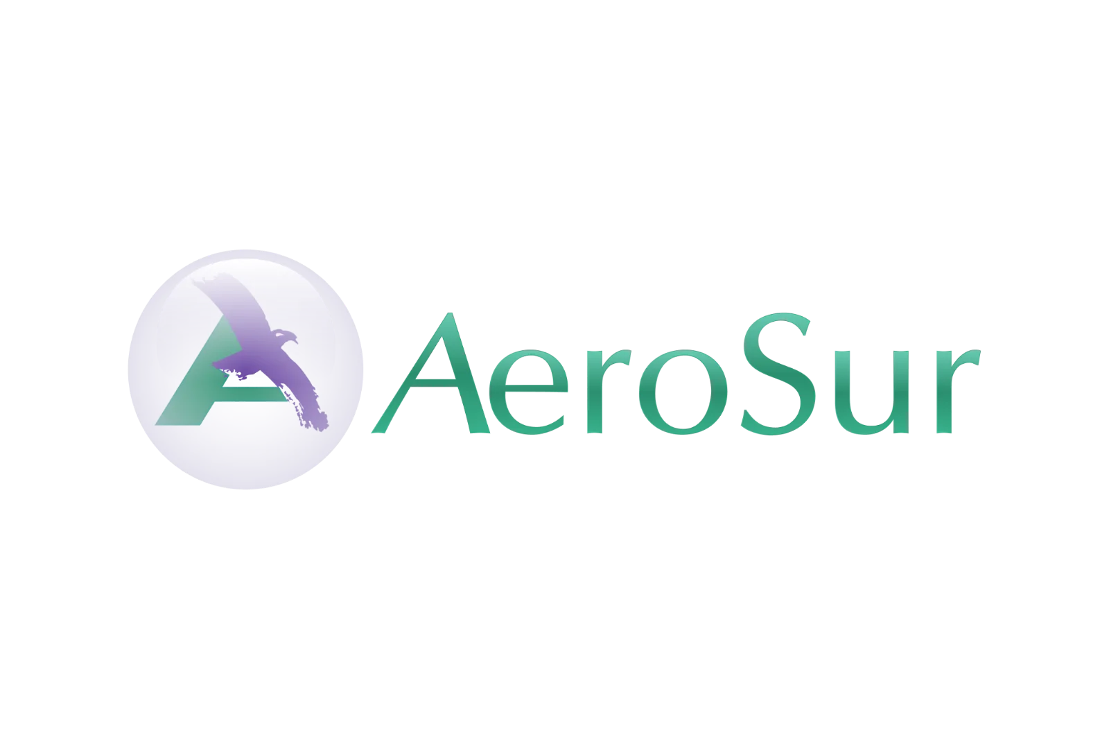 AeroSur Bird Emblem Logo Free PNG