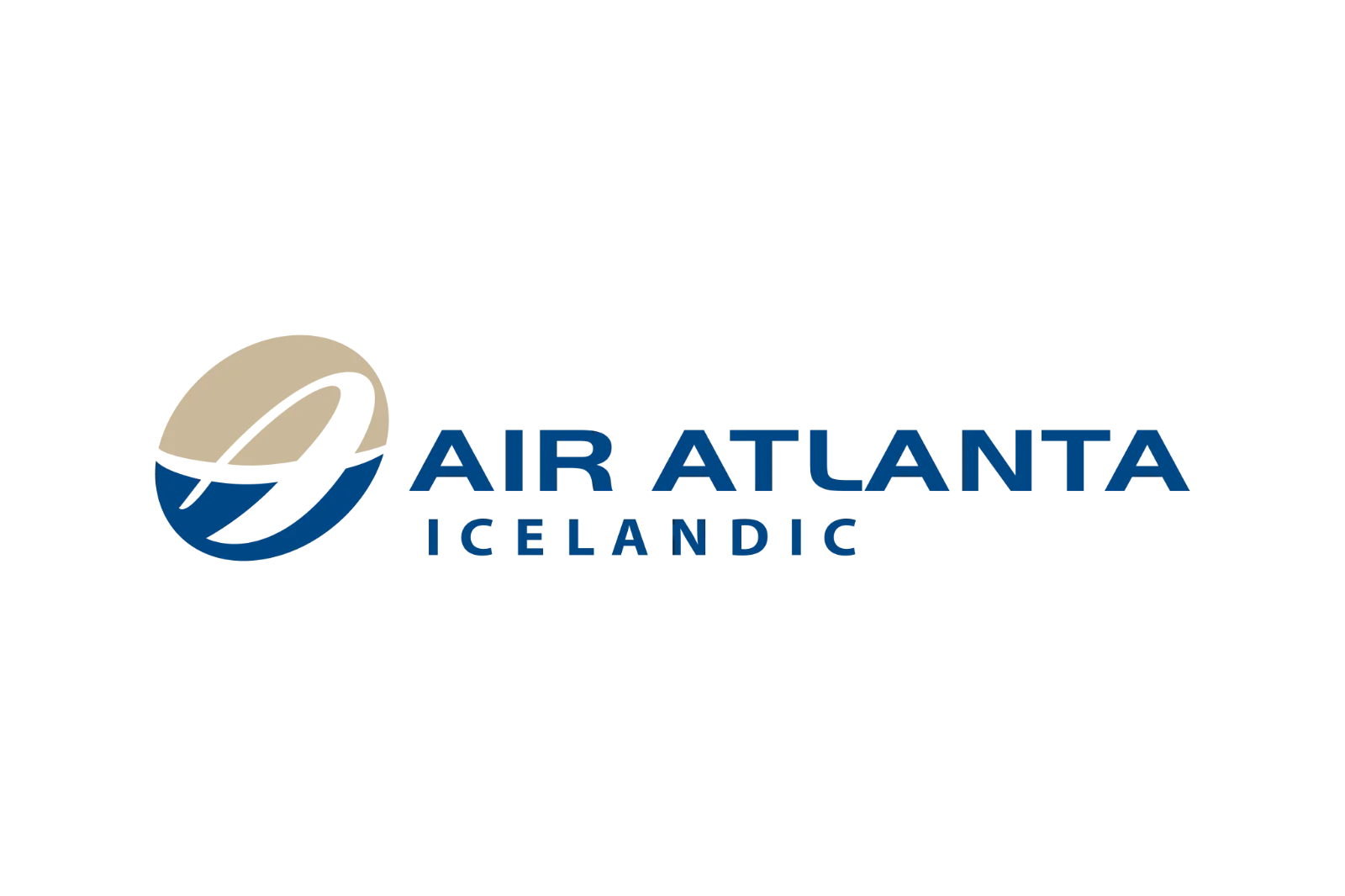 Air Atlanta Icelandic Blue and Beige Logo - Free PNG