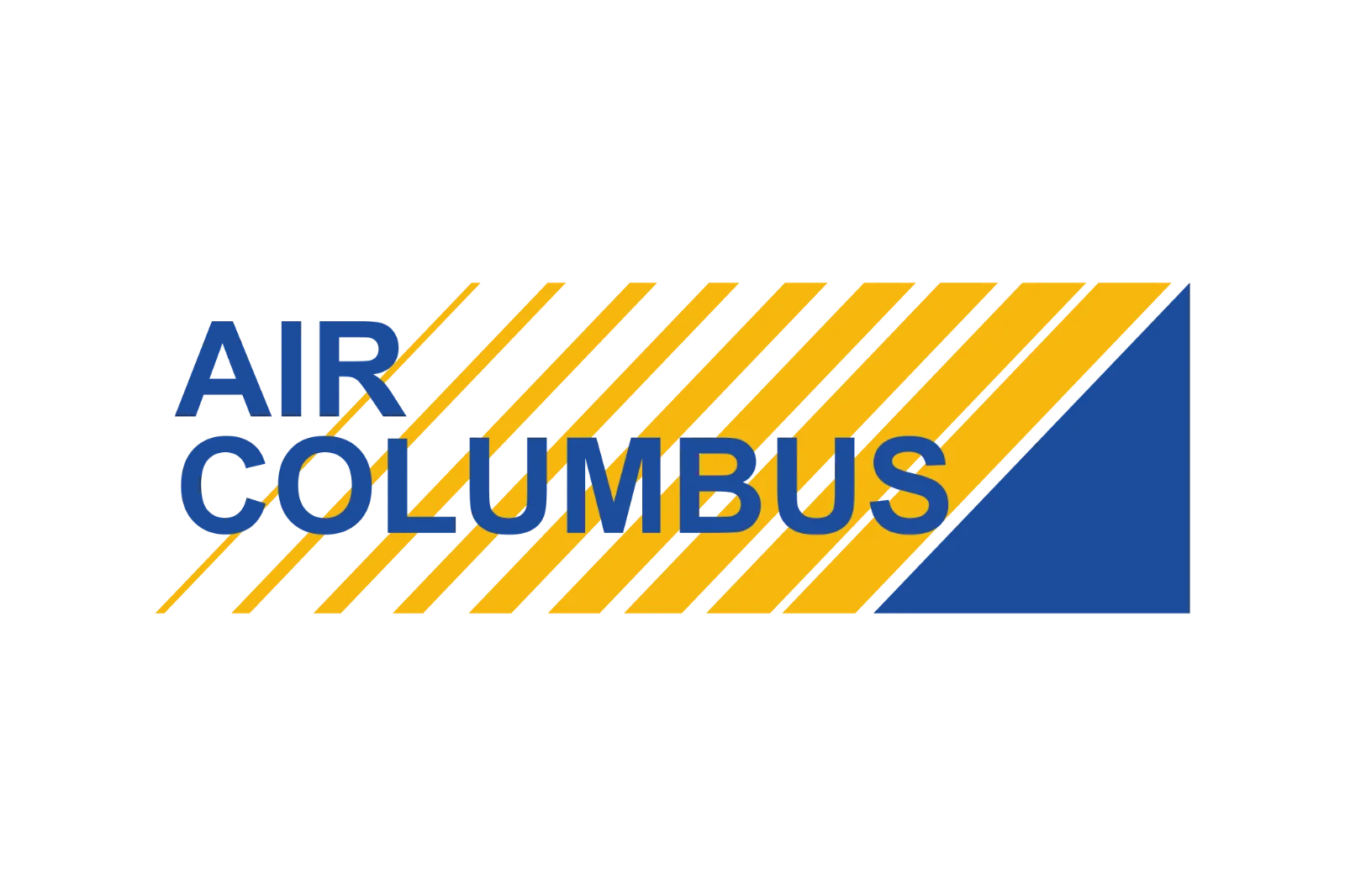 Air Columbus Blue and Yellow Logo – Free PNG