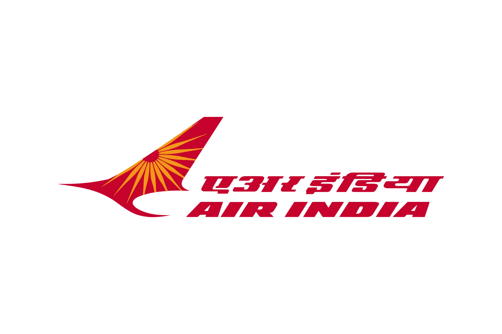 Air India Logo with Sunburst Emblem Free PNG