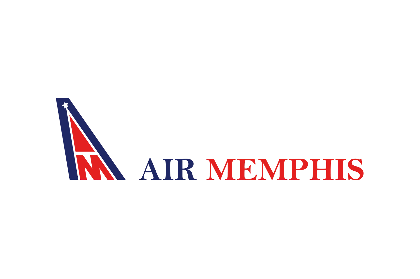 Air Memphis Wordmark and Star Emblem Free PNG