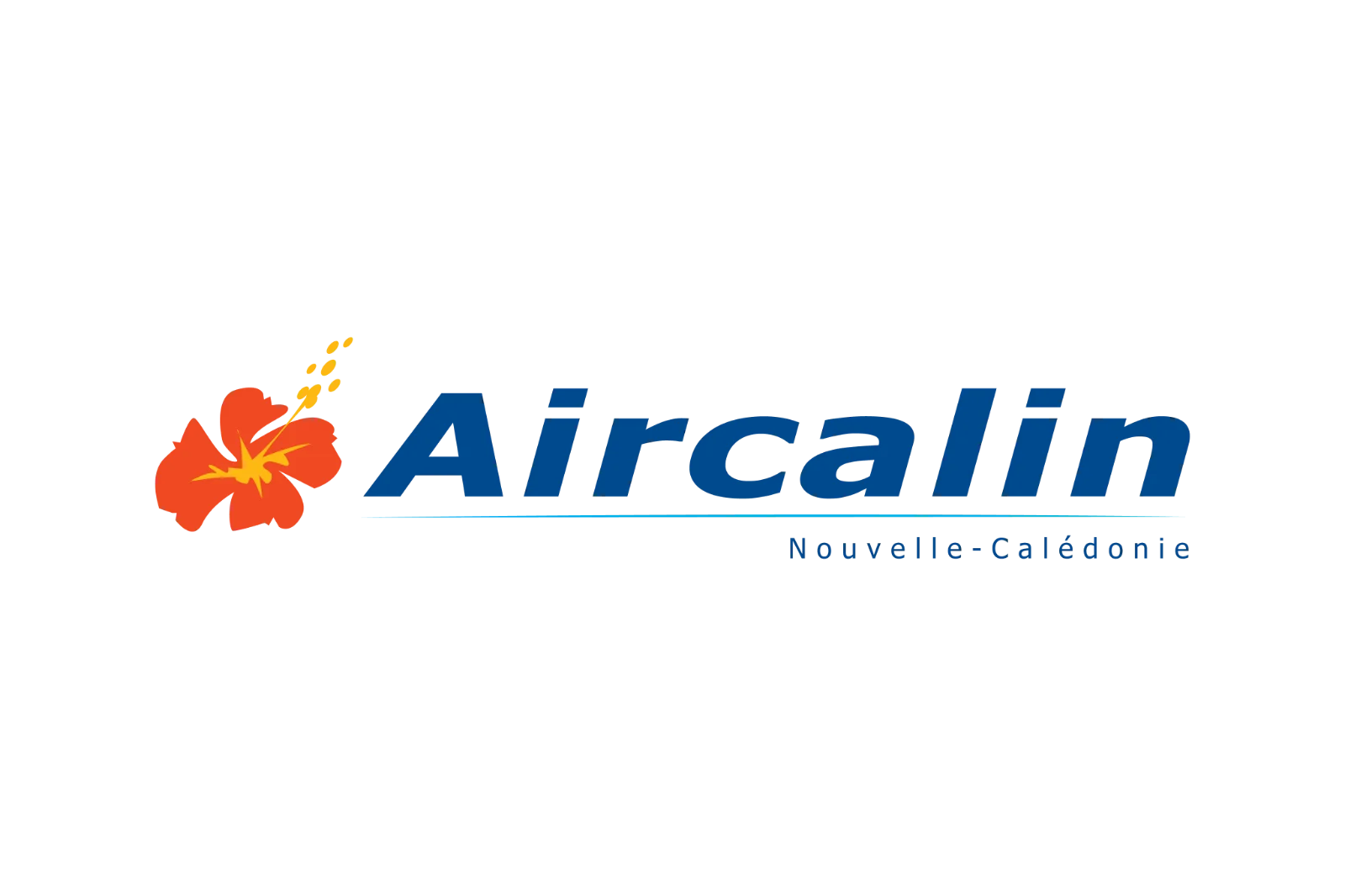 Aircalin Airline Logo with Hibiscus | Free PNG