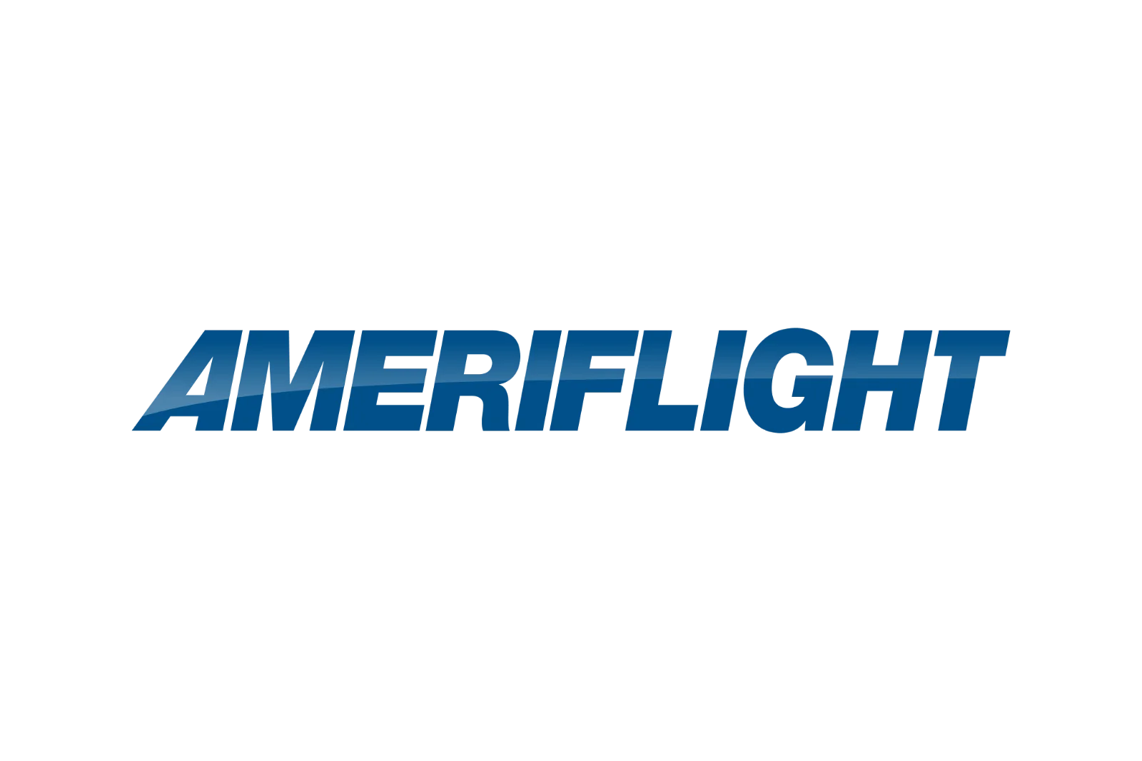 Ameriflight Blue Wordmark Free PNG