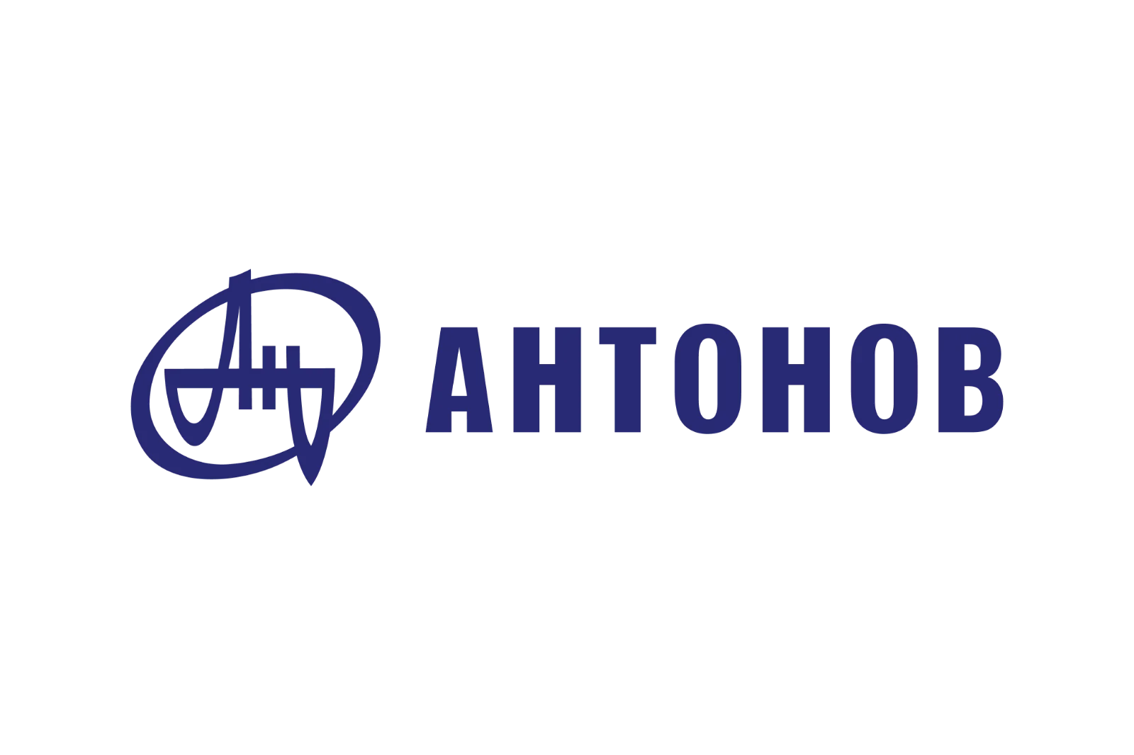 Antonov Aviation Wordmark and Emblem Free PNG