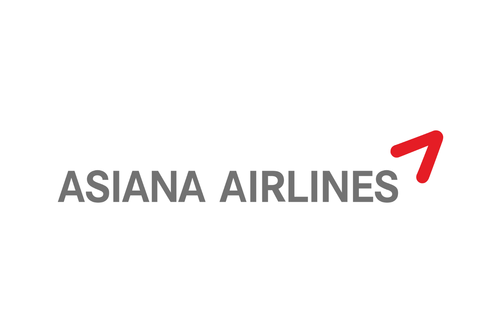Asiana Airlines Logo with Red Emblem Free PNG