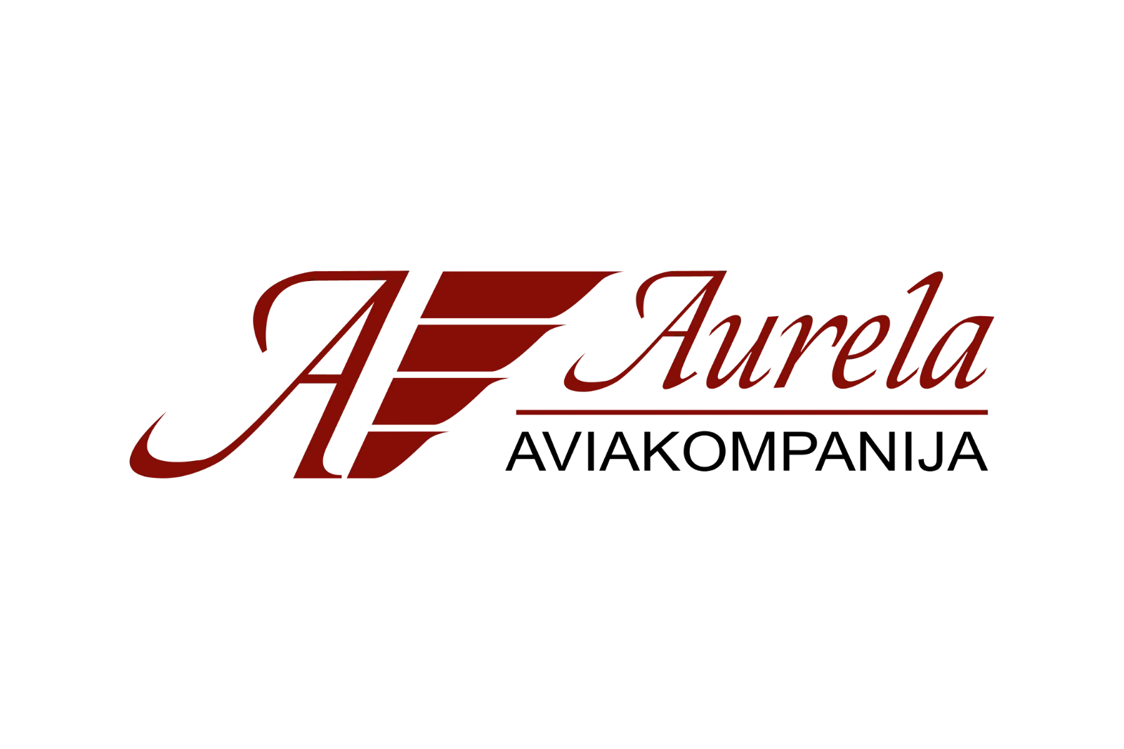 Aurela Script Wordmark and Angular Emblem Free PNG
