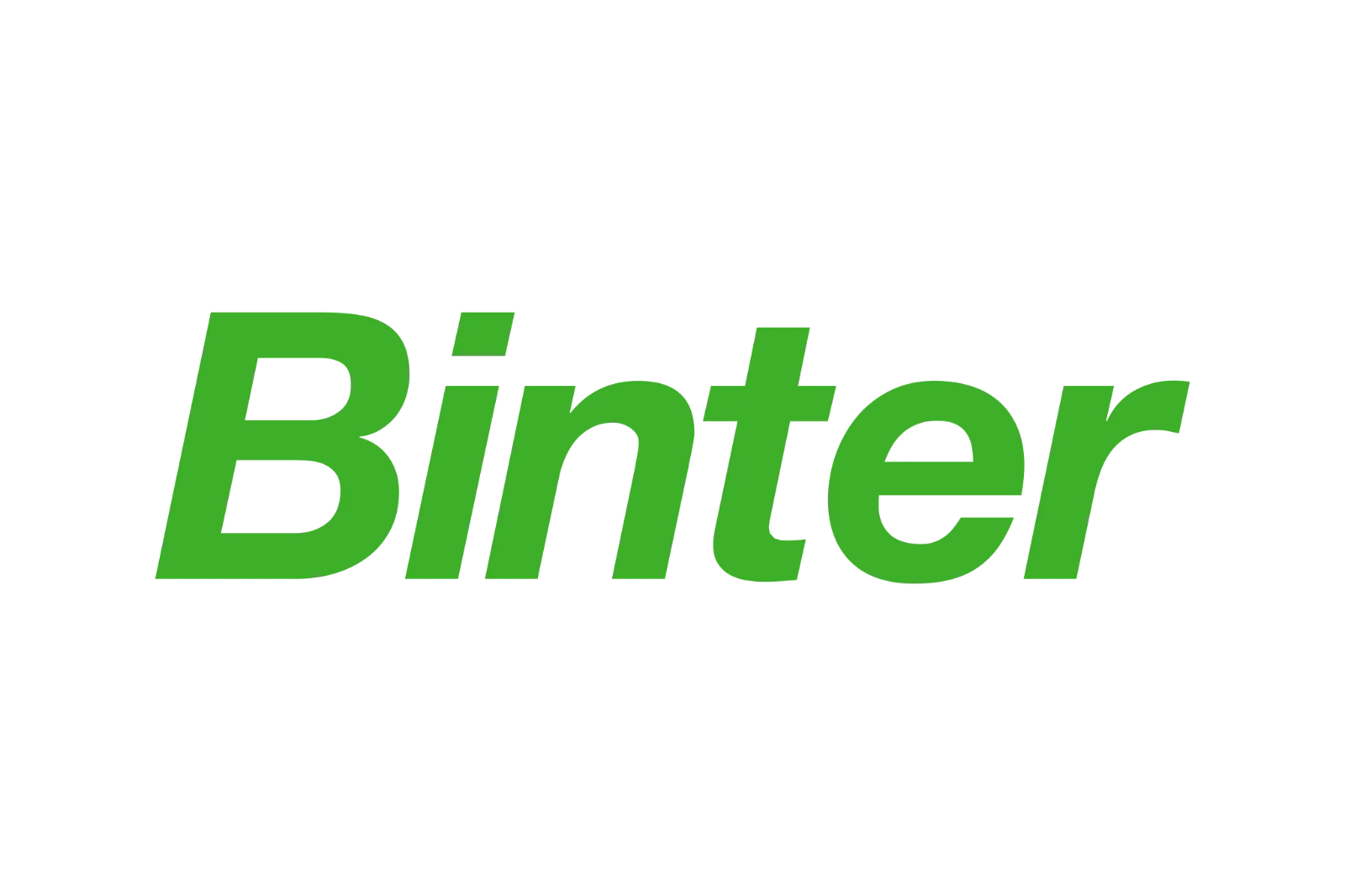 Binter Green Wordmark Free PNG