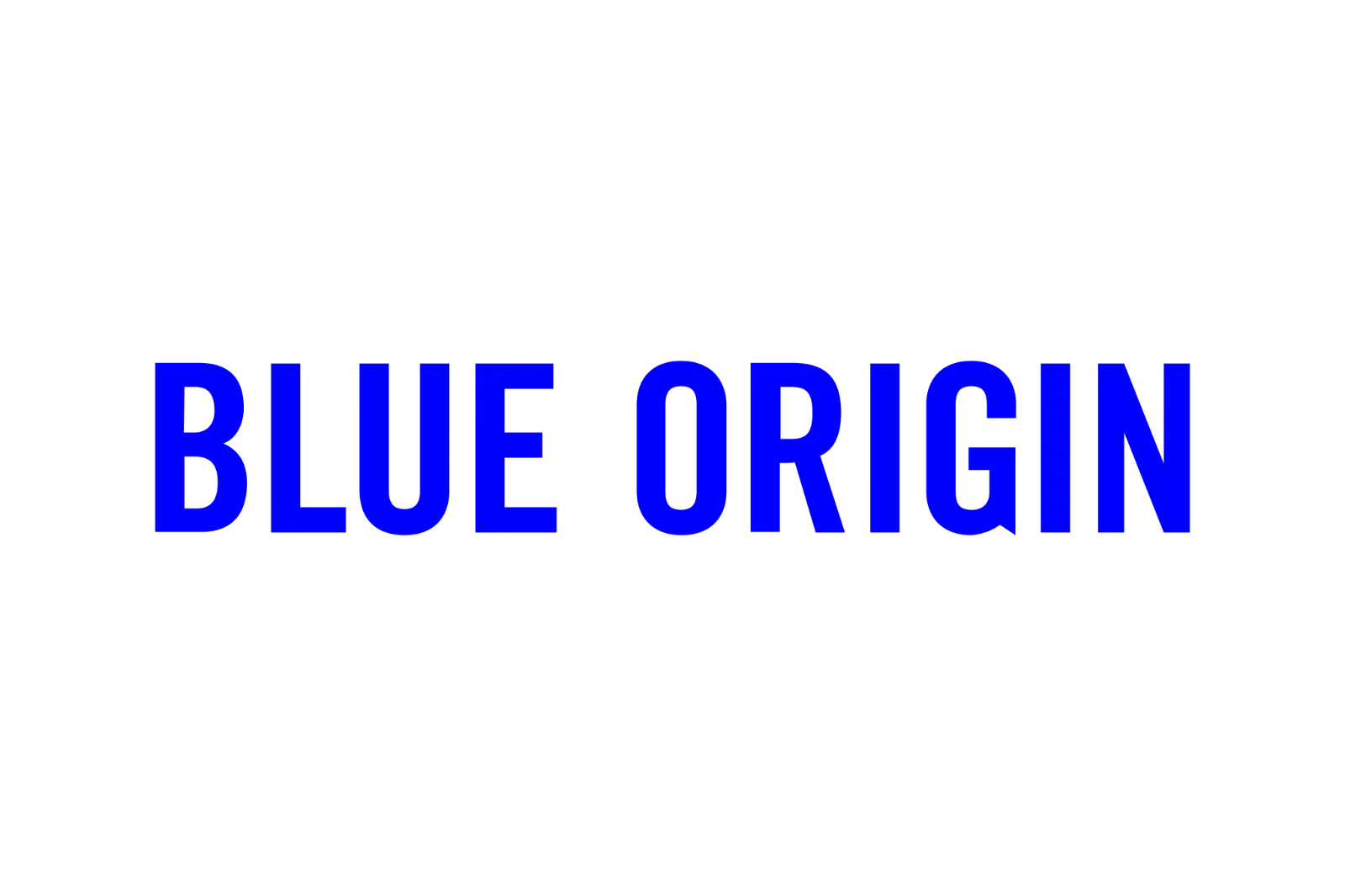 Blue Origin Wordmark in Blue | Free PNG