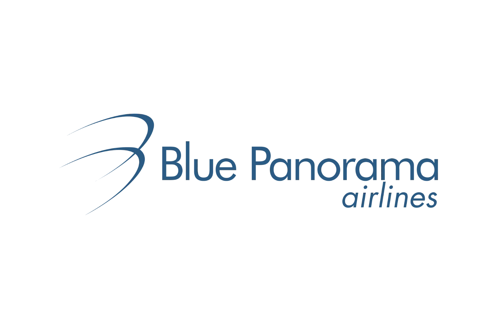 Blue Panorama Airlines Logo Free PNG