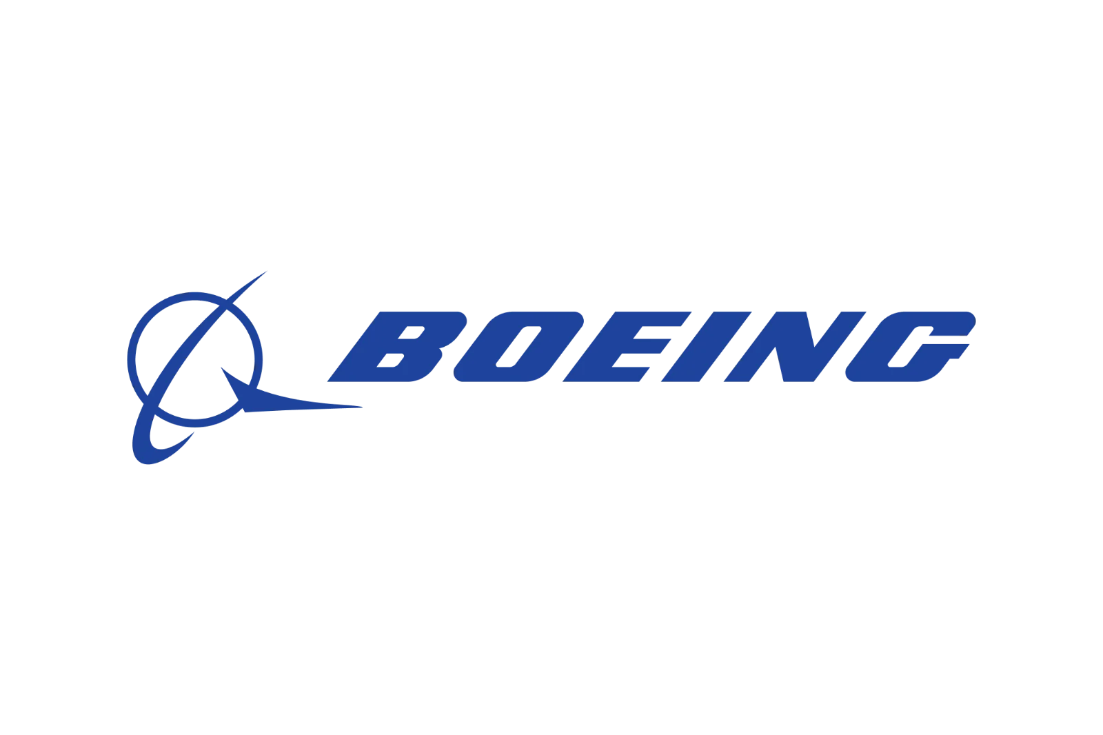 Boeing Blue Wordmark and Emblem Free PNG