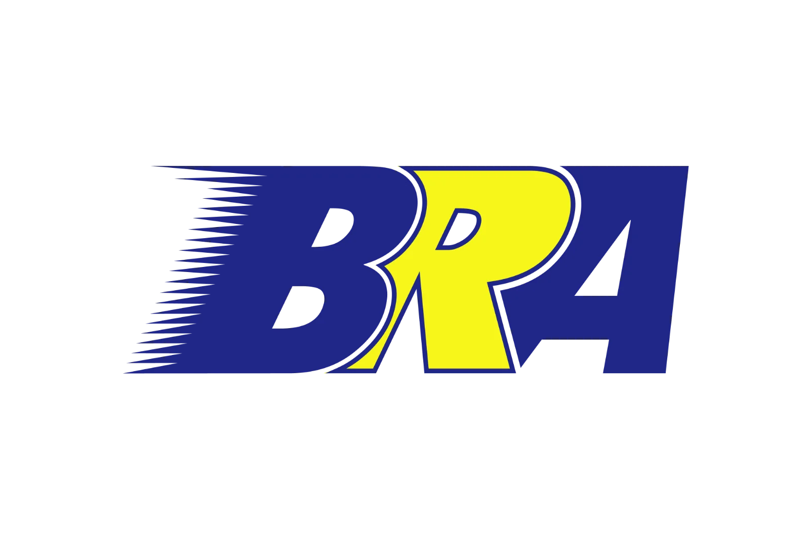 BRA Transportes Aéreos Blue and Yellow Logo Free PNG