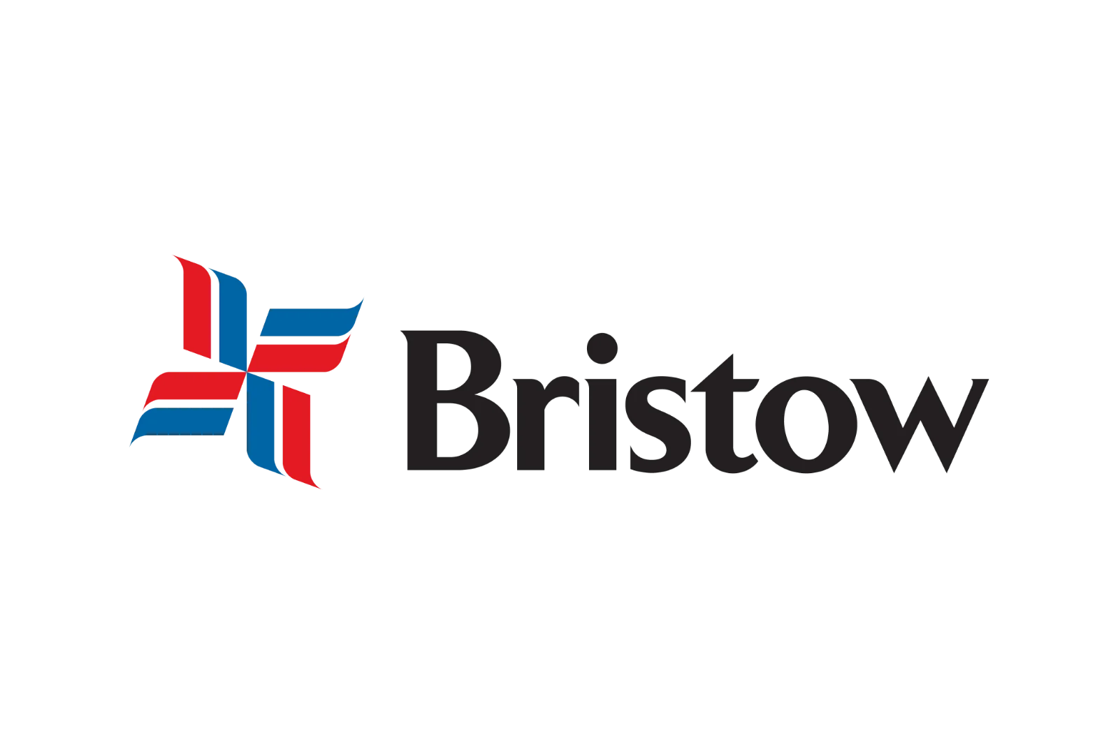Bristow Logo with Red and Blue Emblem Free PNG