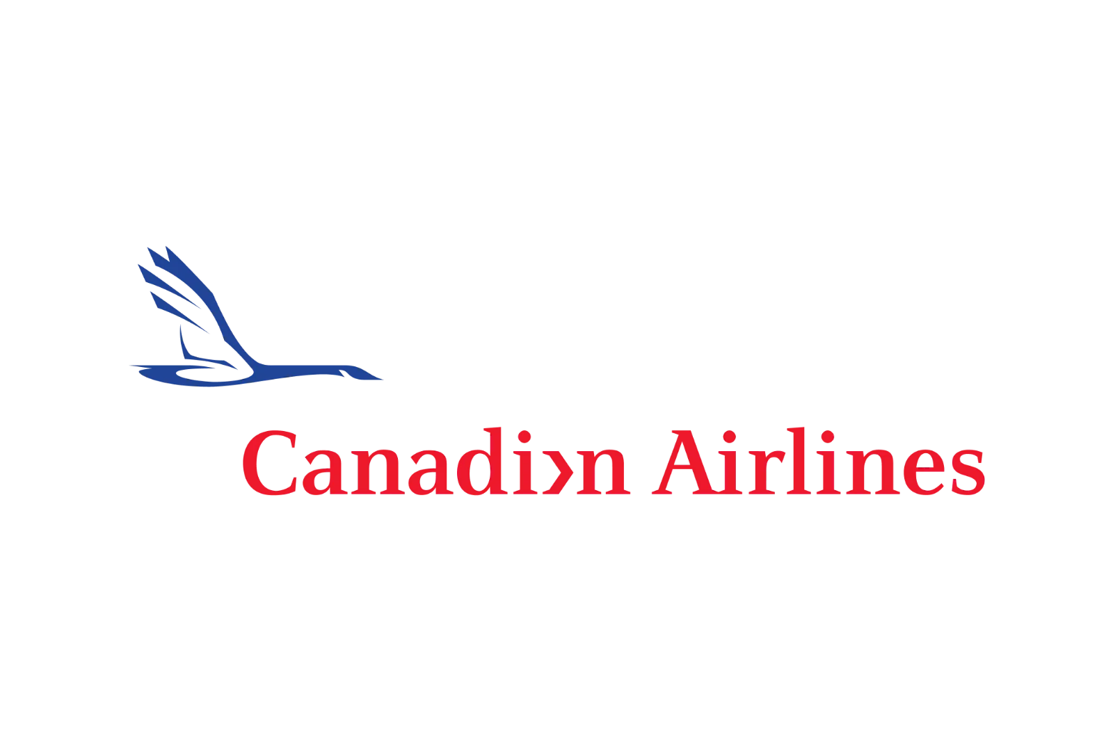 Canadian Airlines Logo with Blue Wing Emblem | Free PNG