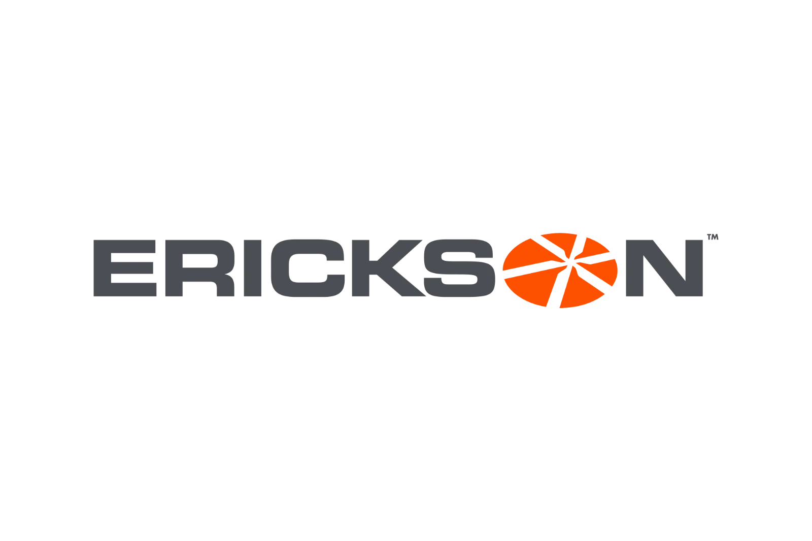 Erickson Wordmark with Orange Symbol Free PNG