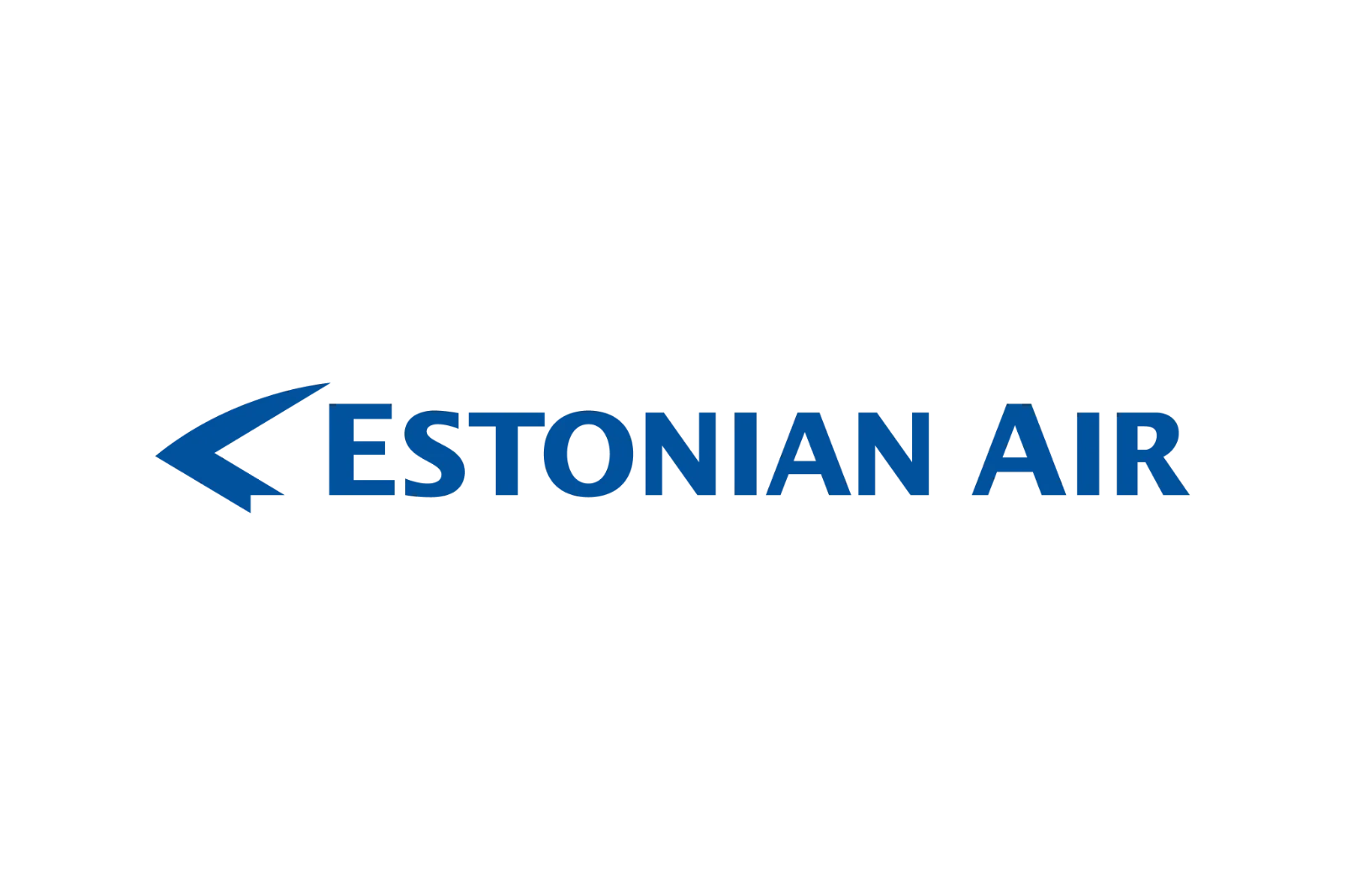 Estonian Air Blue Logo and Wing Emblem Free PNG