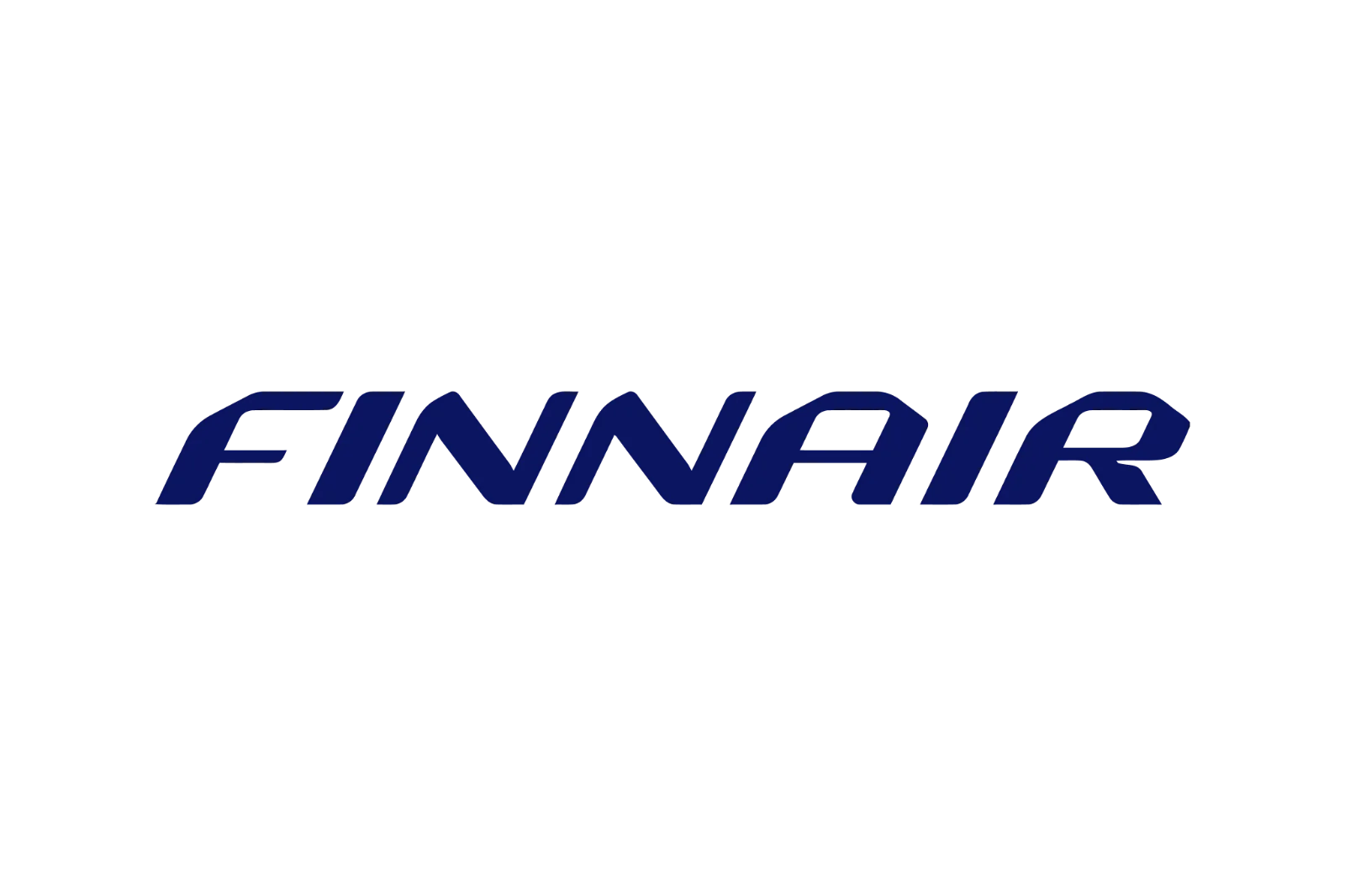 Finnair Blue Wordmark Logo Free PNG