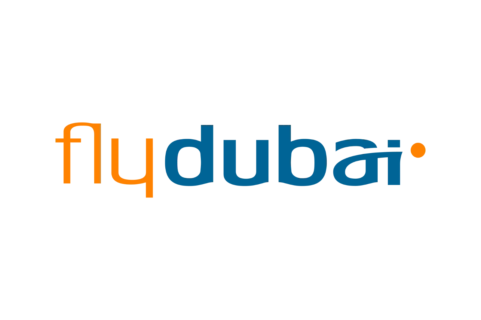 Flydubai Logo in Blue and Orange - Free PNG