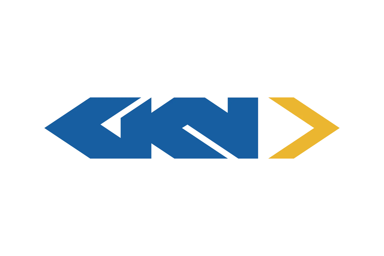 GKN Logo with Yellow Chevron Free PNG