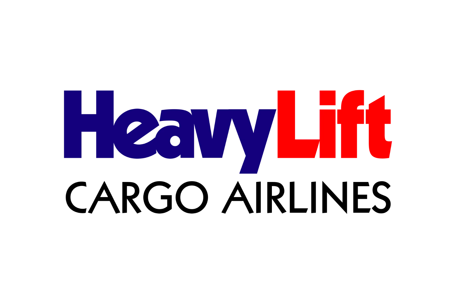 HeavyLift Red and Blue Wordmark Free PNG