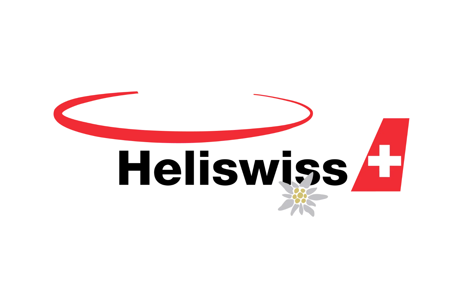 Heliswiss Swiss Aviation Emblem with Edelweiss | Free PNG