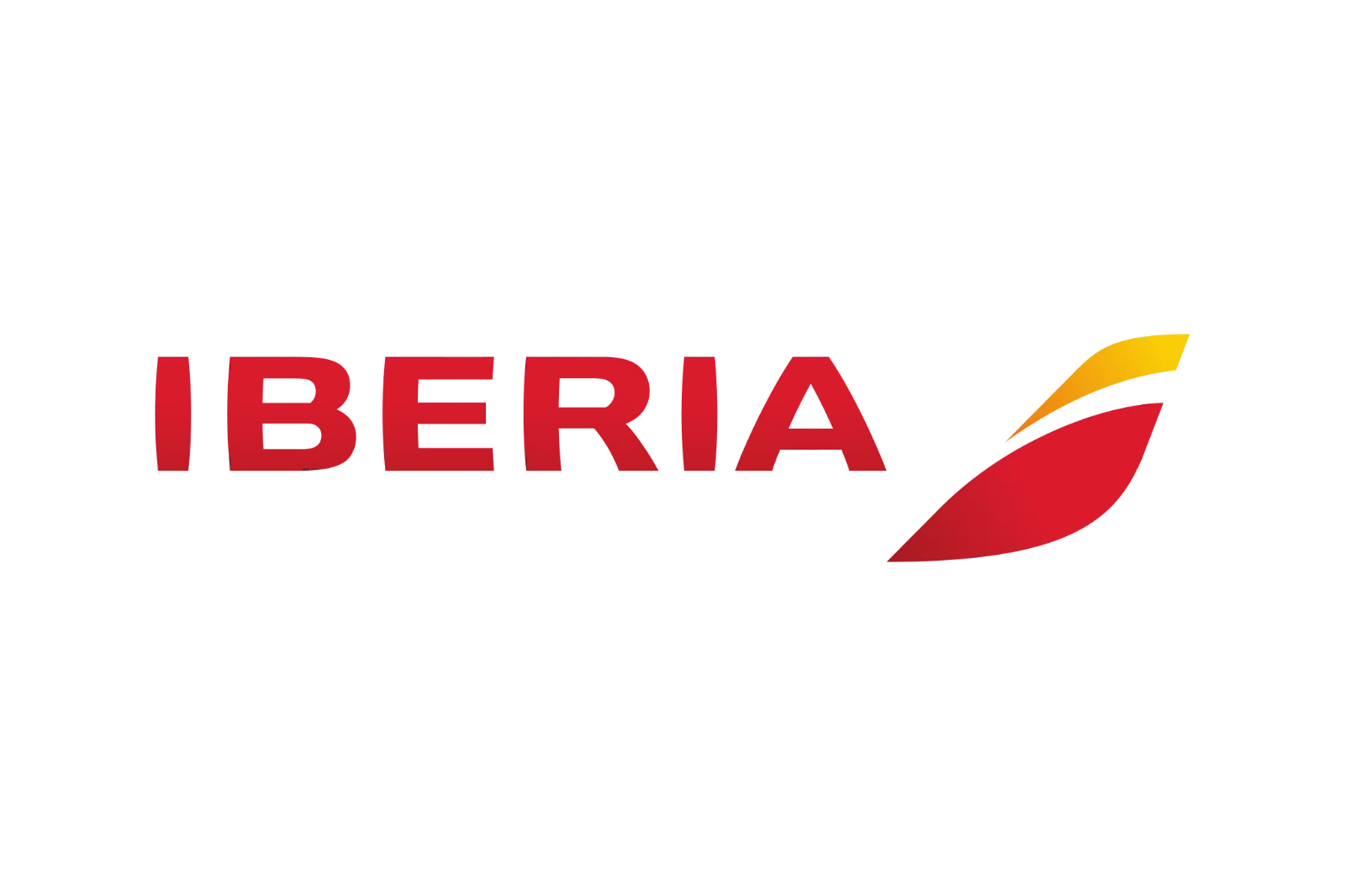 Iberia Airline Logo in Red and Yellow – Free PNG