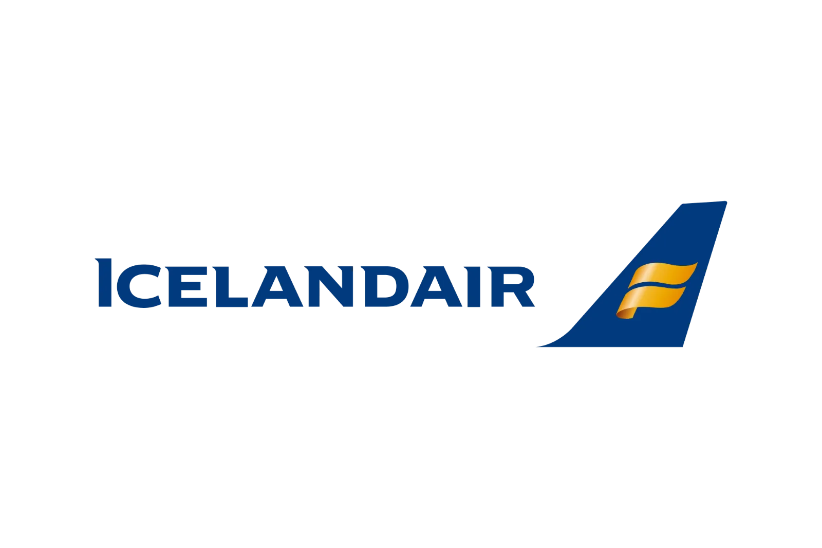 Icelandair Logo with Blue Tail Emblem Free PNG