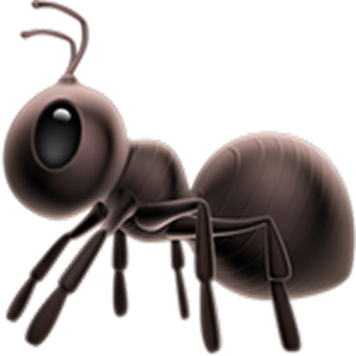Cute Brown Cartoon Ant – Free PNG