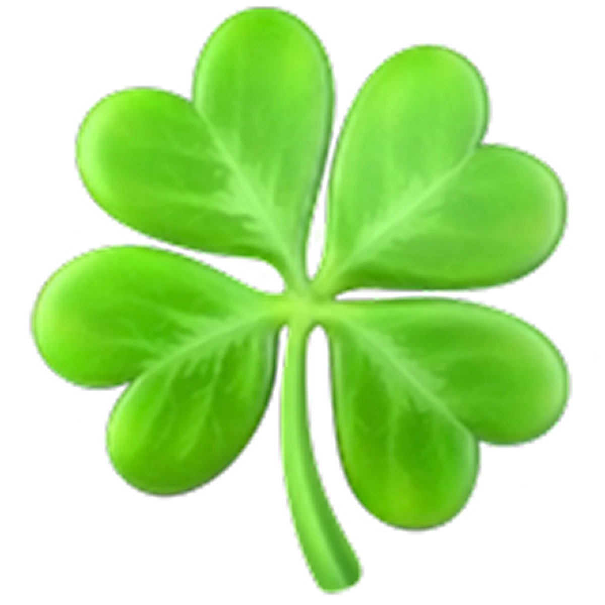 Bright Green Multi-Leaf Clover Free PNG