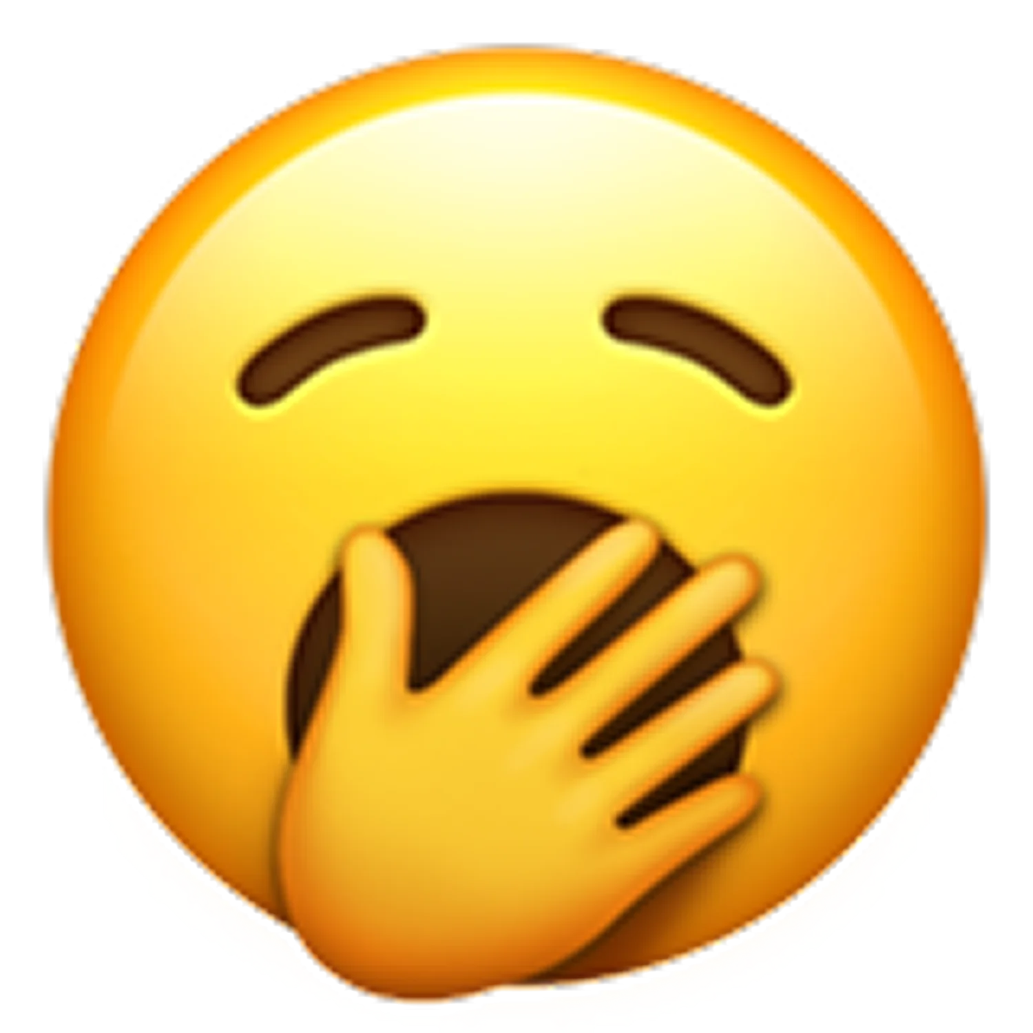 Hand-Over-Mouth Laughing Emoji Free PNG