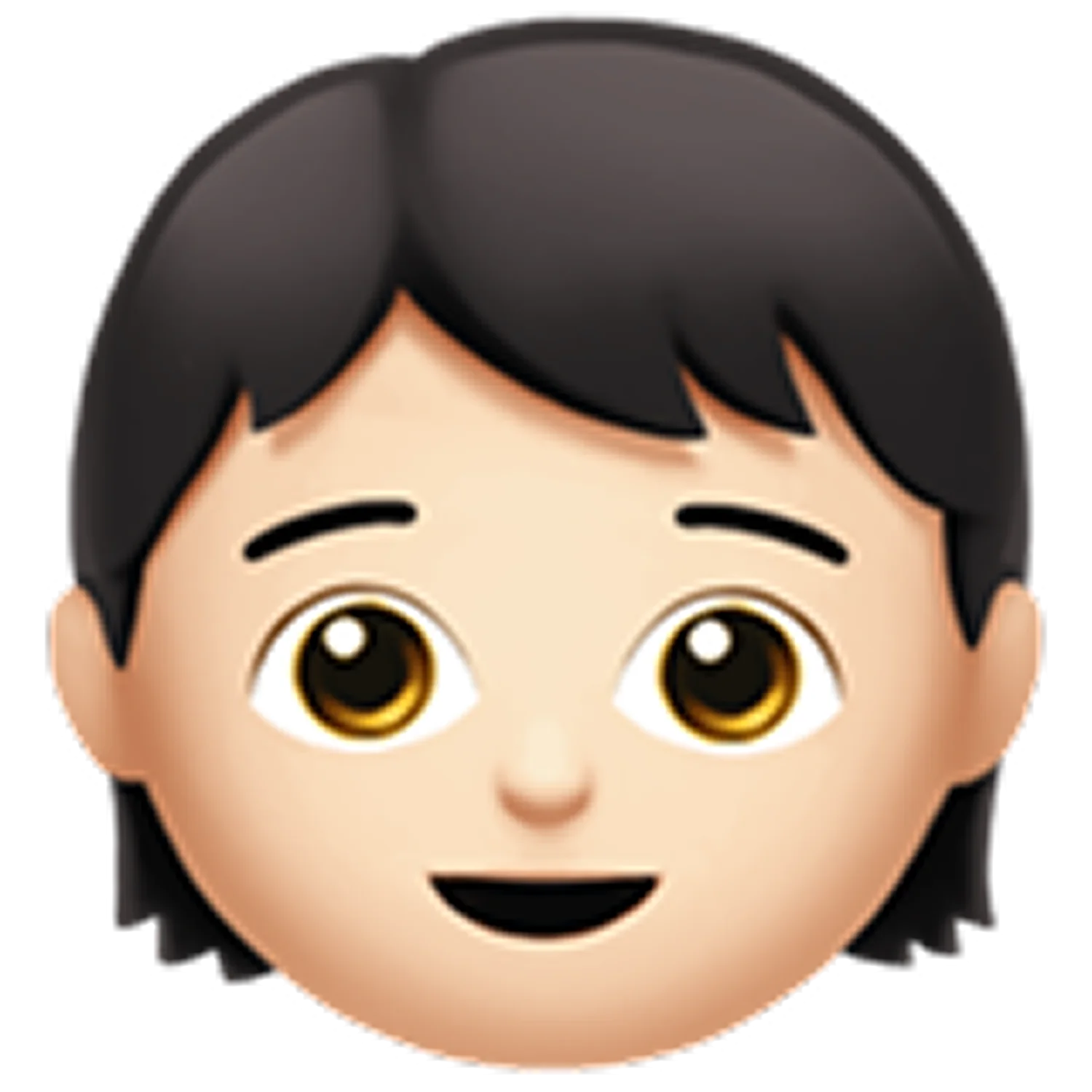 Smiling Cartoon Boy Face Free PNG