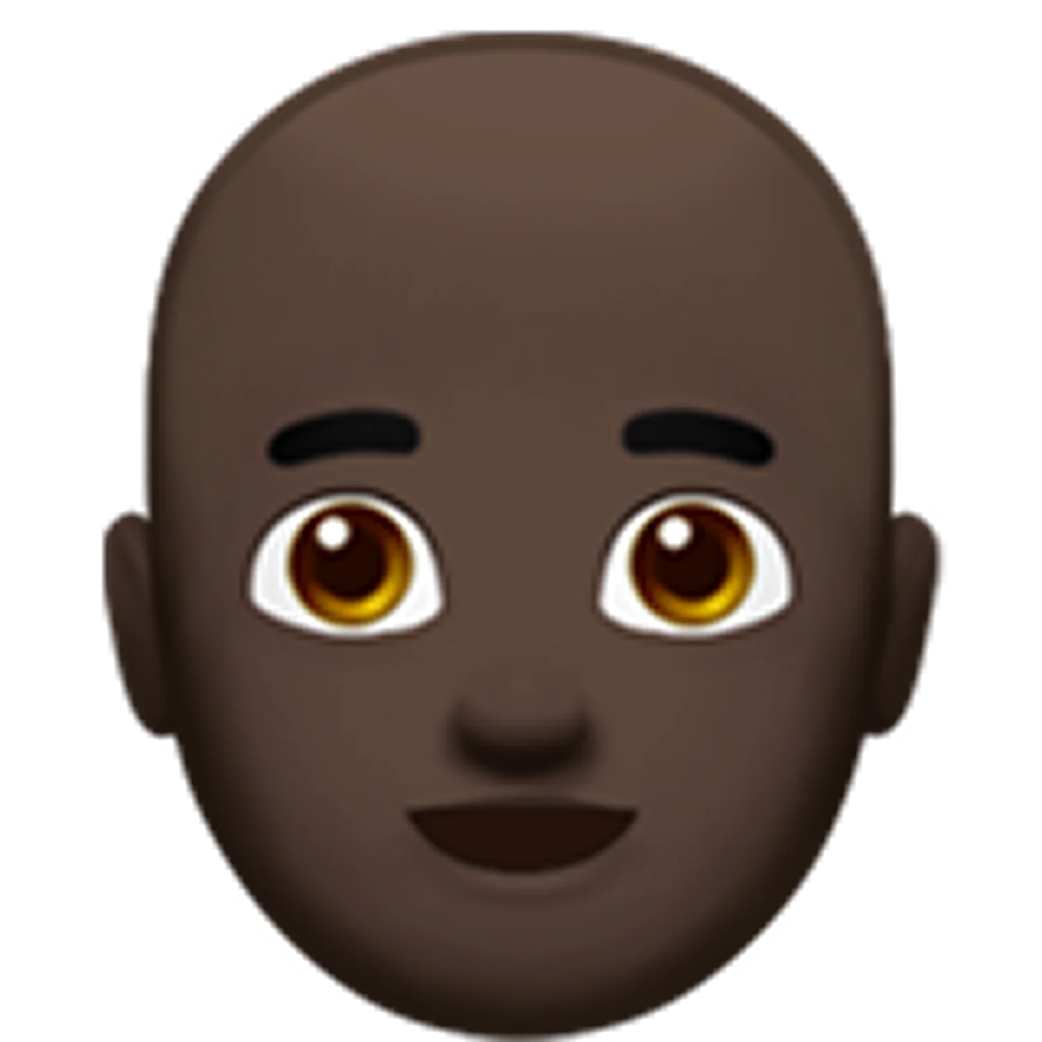 Smiling Brown-Skinned Emoji Face Free PNG