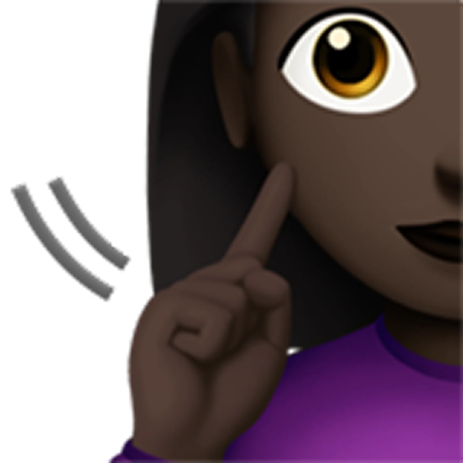 3D Cartoon Character Raising a Finger | Free PNG