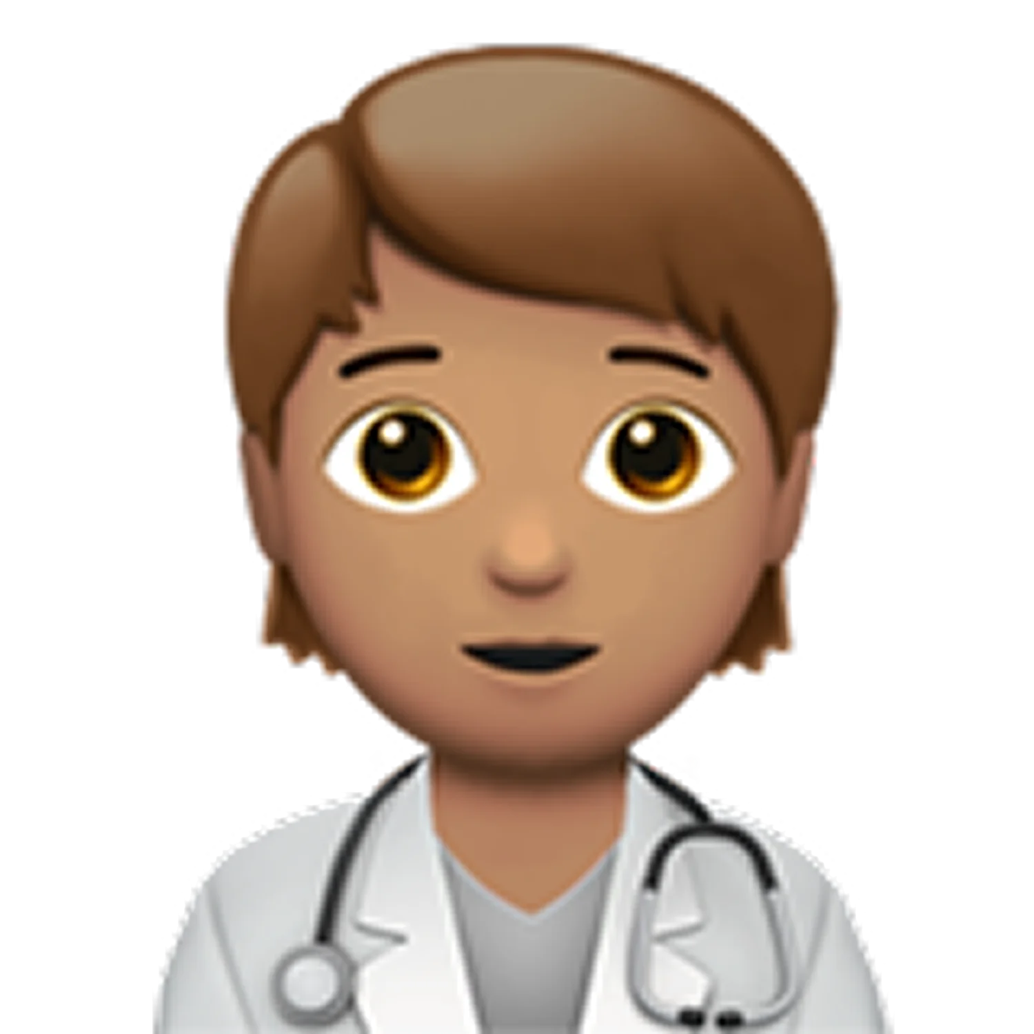 Friendly Cartoon Doctor Emoji Free PNG