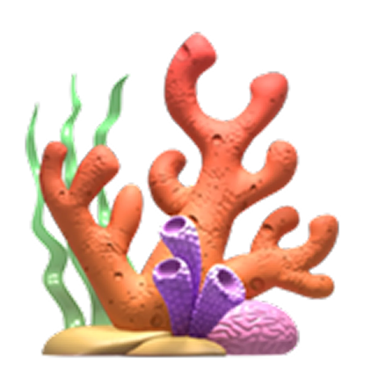 Colorful Coral Reef Illustration Free PNG